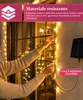 saint joy luci natalizie da esterno solari con telecomando 4 lunghezze ean 8050043128454
