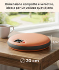 wintem scaldino elettrico rigido cupido per mani e corpo 550w on autonomia 3 ore ean 8050043122087