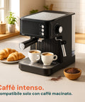 Macchina per caffè macinato dal risultato intenso e gustoso.
