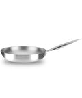 Padella Svasata Alta in Alluminio con Manico in Acciaio Inox 28cm