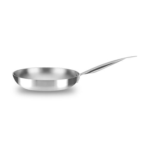 Poêle évasée haute en aluminium avec poignée inox – Différents formats