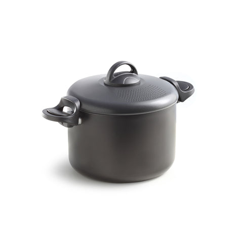 Aluminium pan met antiaanbaklaag en vergiet, 22 cm, 5 l