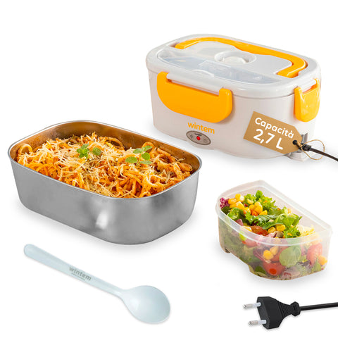 Hotbox Lunch Box chauffe-repas électrique 65W avec récipients en acier