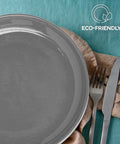 Avilia Servizio 18 Piatti Twist in Porcellana Resistenti con Design Moderno Elegante Raffinato Grigio Ean-8056897155264