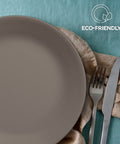 Avilia Servizio 18 Piatti in Porcellana Resistenti con Design Moderno Elegante Raffinato Tortora Ean-8056897152942