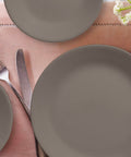 Avilia Servizio 18 Piatti in Porcellana Resistenti con Design Moderno Elegante Raffinato Tortora Ean-8056897152942