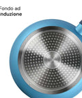 Avilia Padelle Antiaderenti Gaia Alluminio Blu con Fondo a Induzione Set 3 Pezzi con Manico Ergonomico Ean-8056819042856