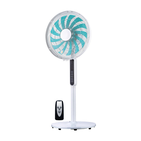 Staande ventilator van 60 W met 13 bladen, 3 hoogtes en 3 snelheden, timer en afstandsbediening