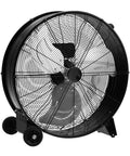 Ventilatore Industriale da Terra 240W 3 Pale in Metallo e 3 Velocità Portatile Nero -DCG-Ean-8052780963299