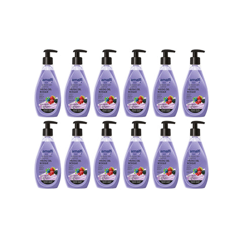 Set van 12 dispensers met vloeibare zeep van 500 ml