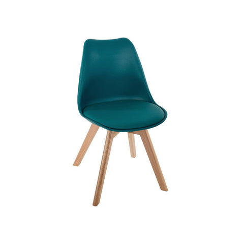 Chaise de table avec pieds en bois de hêtre