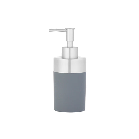 Antracietkleurige zeepdispenser 6,8x17cm