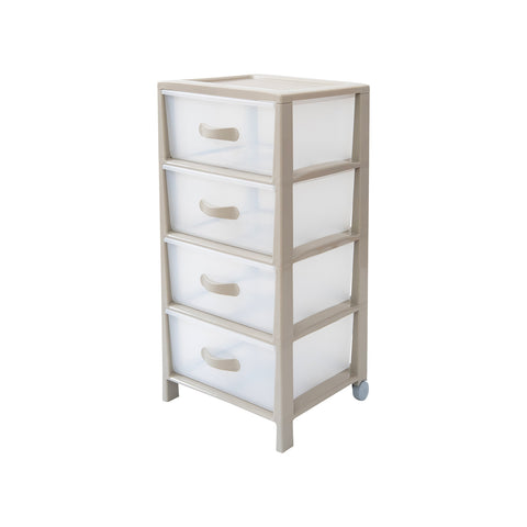 Ladekast Futura met 4 lades Taupe