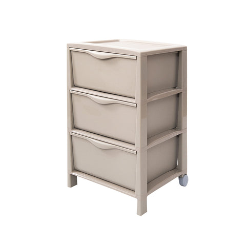 Ladekast Spring met 3 lades Taupe