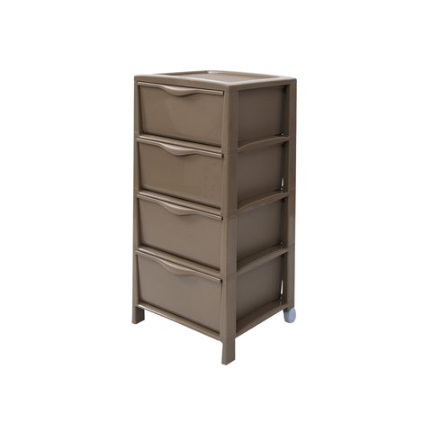 Ladekast Spring met 4 lades Mokka