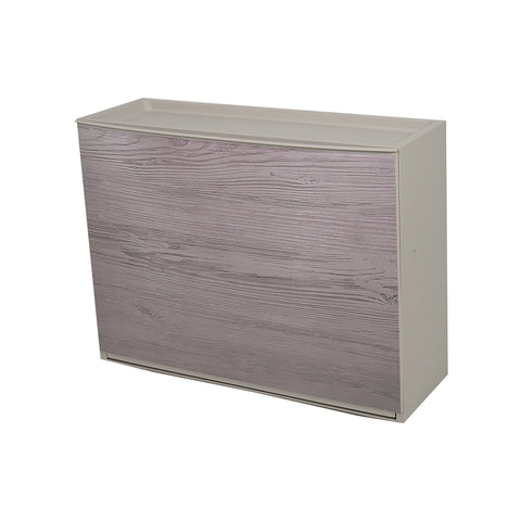Iml Wood wandgemonteerde schoenenkast 16x51,5x39 cm taupegrijs