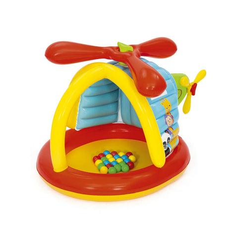 Hélicoptère gonflable avec balles 155x102x91cm