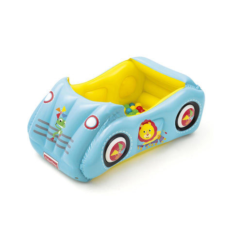 Opblaasbare speelauto voor kinderen met ballen 119x79x51cm
