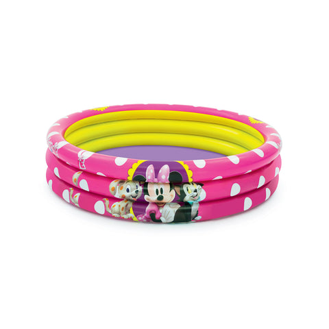 Minnie-zwembad met 3 ringen 152x30 cm