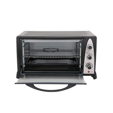 Heteluchtoven 24 l met instelbare thermostaat en timer 1380 W
