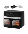 immagine-1-dcg-friggitrice-forno-ad-aria-12l-a-2-porte-con-12-programmi-e-6-accessori-ean-8052780964500