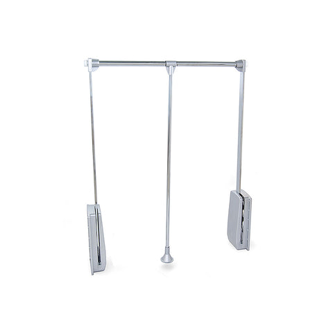 Uittrekbare kledingstang voor kledingkast, staal, 83-115x84 cm, chroom