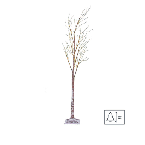 Kerstboom met takken en 210 ledlampjes 150 cm