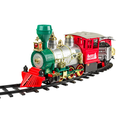 Petit train à piles sur rails avec lumières et musique