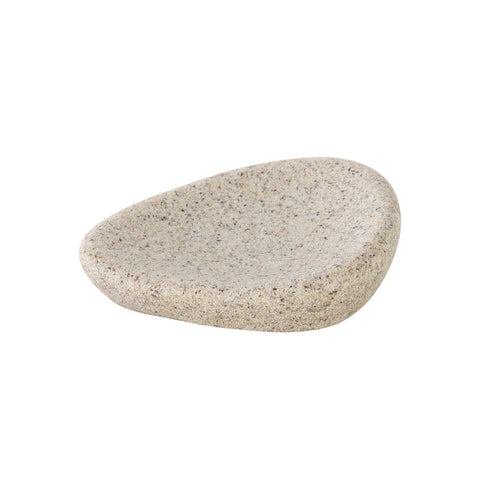 Badkamerzeepbakje met steeneffect