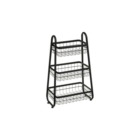 Metalen opberger met 3 manden 74x29x75cm