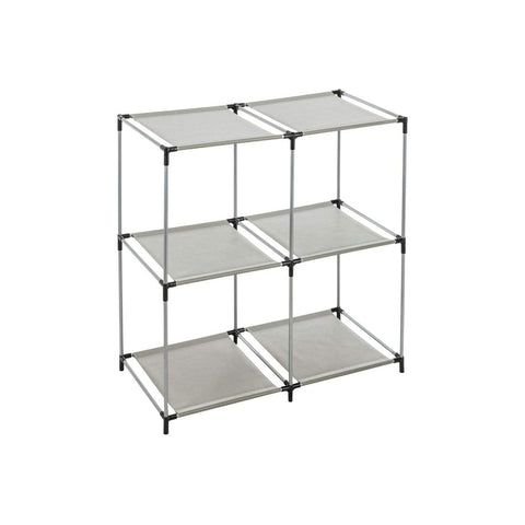 Metalen rek met 4 vakken 68,5x34,5x70 cm