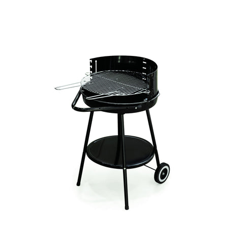 Ronde barbecue met wielen 51x85x63cm