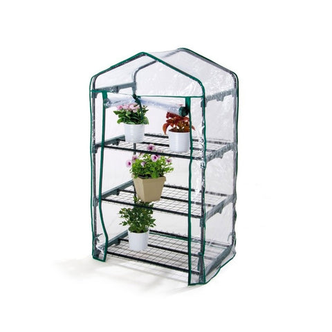 Serre à 3 niveaux avec housse en PVC 70x47x7cm