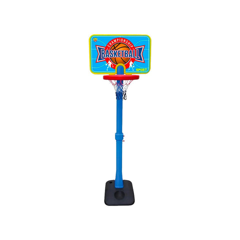 Basketbalring met verstelbare standaard van 136 tot 182 cm en inclusief bal