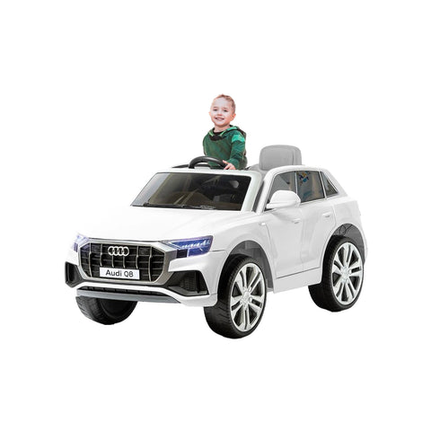 Elektrische Audi Q8, wit, 12 V 4,5 Ah, 116x73x54 cm