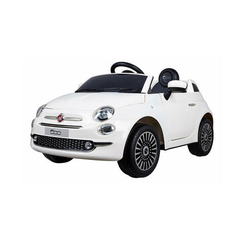 Elektrische Fiat 500, wit, 12 V 4,5 Ah, 110x58,4x53 cm