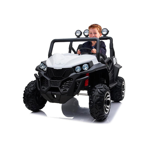 Elektrische Raptor-terreinwagen, wit, 12 V 4,5 Ah, 109x68x76 cm