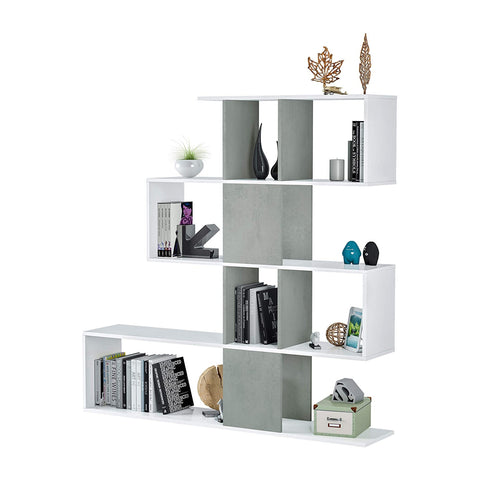 Houten wandboekenkast 145x29x145cm