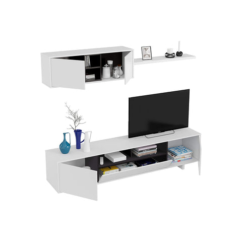 Witte open kast 46x200x41 cm
