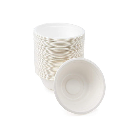 Set van 50 diepe wegwerpborden, diameter 19 cm, 750 ml