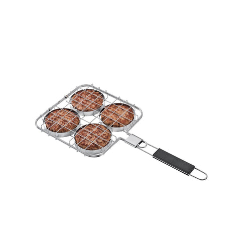 Pince en acier pour gril barbecue pour hamburger