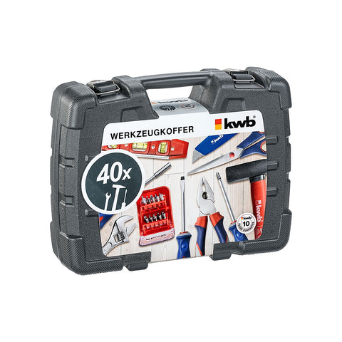 Set van 40 accessoires in kunststof koffer