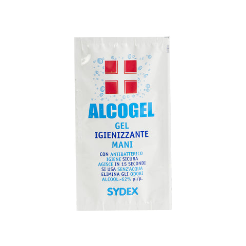 Lot de 50 sachets de gel désinfectant de 6 ml