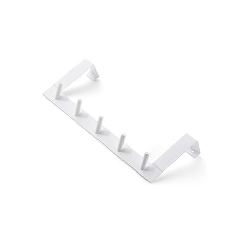 Deur- en kastkapstok met 5 haken 36x12,5x4cm