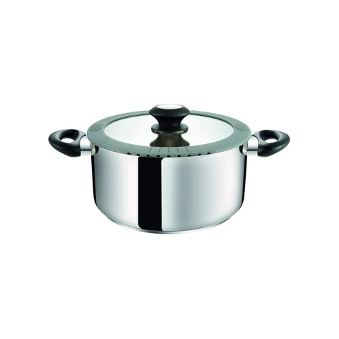 Steelpan met deksel Ø 24 cm 5 l