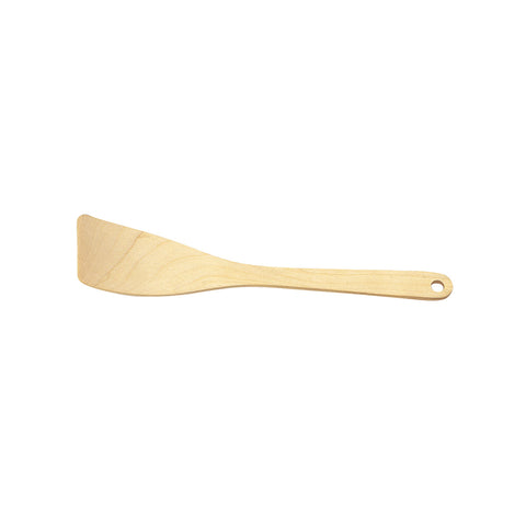 Gebogen houten keukenspatel 30 cm