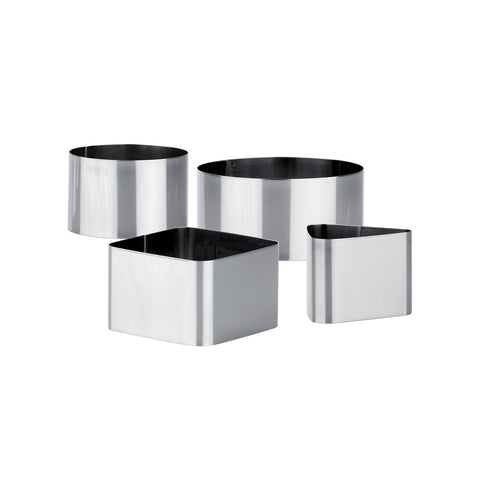 Set van 4 Grand Chef-uitsteekvormen van staal