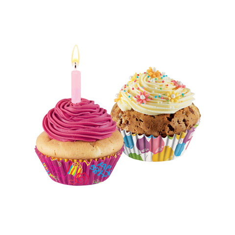 Set van 60 feestcupcakevormpjes 6 cm
