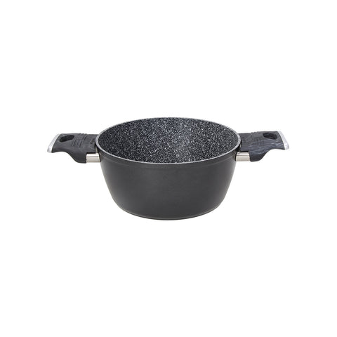 Casserole à 2 poignées Sphera noire 20cm