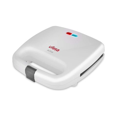 Grill- en tosti-ijzer met antiaanbakplaten 750w
